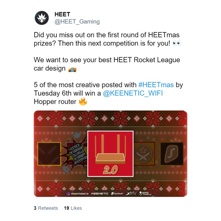 HEET - Christmas Giveaway