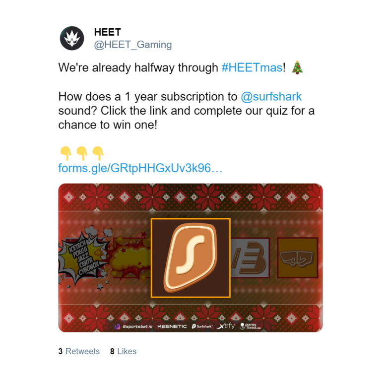HEET - Christmas Giveaway