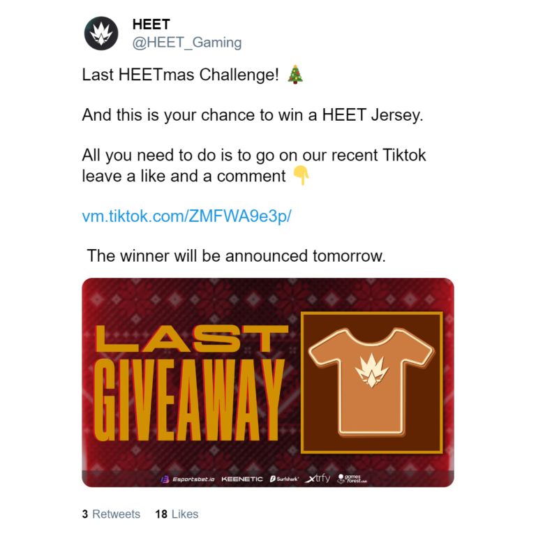 HEET - Christmas Giveaway